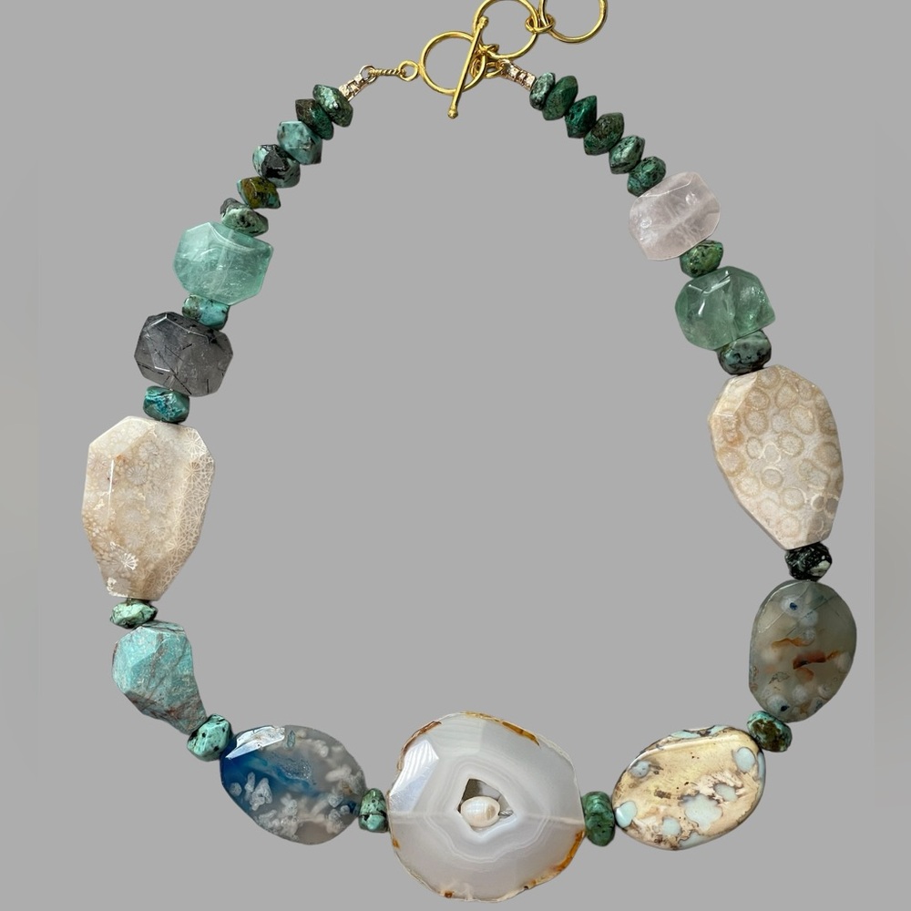 Laguna Luxe Statement Necklace OOAK